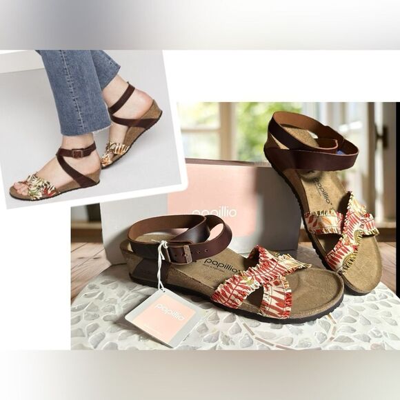 NIB Birkenstock Papillio by Birkenstock Lola Wedge Sandal - Picture 1 of 16